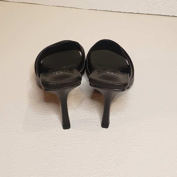 H by Halston Black Heeled Mules - Picture 3 of 5